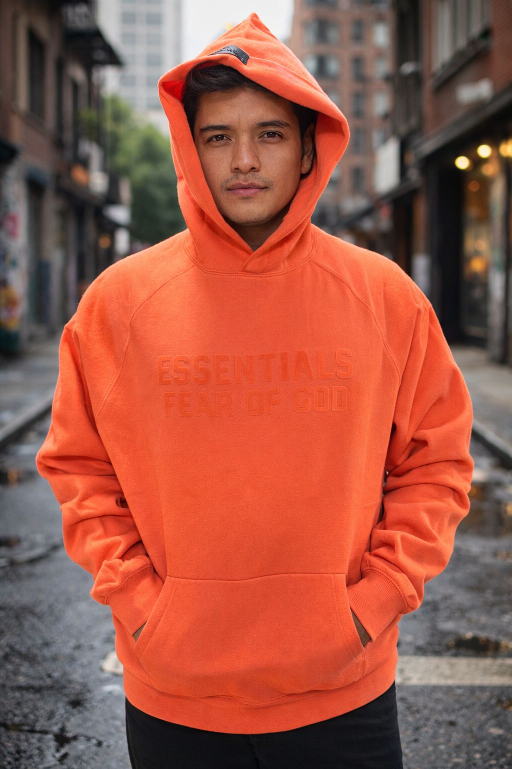HOODIE ESSENTIALS CORAL