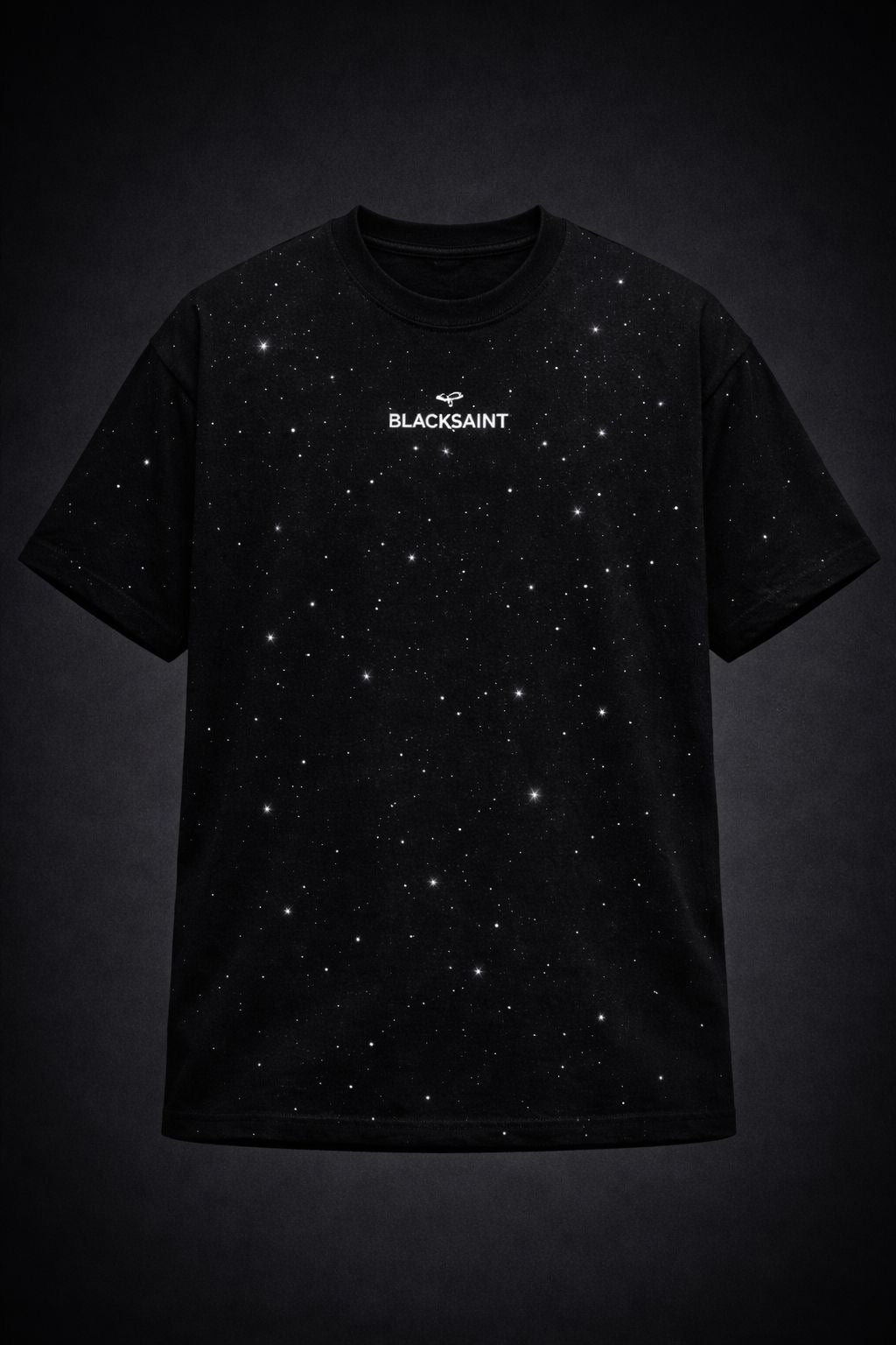 PLAYERA BLACK SAINT CON CHIP NFC