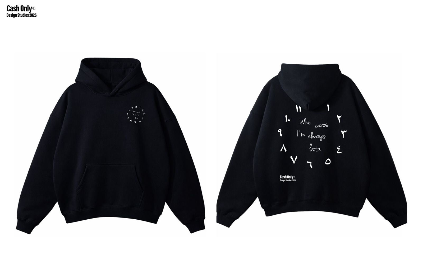 HOODIE CASH ONLY RELOJ