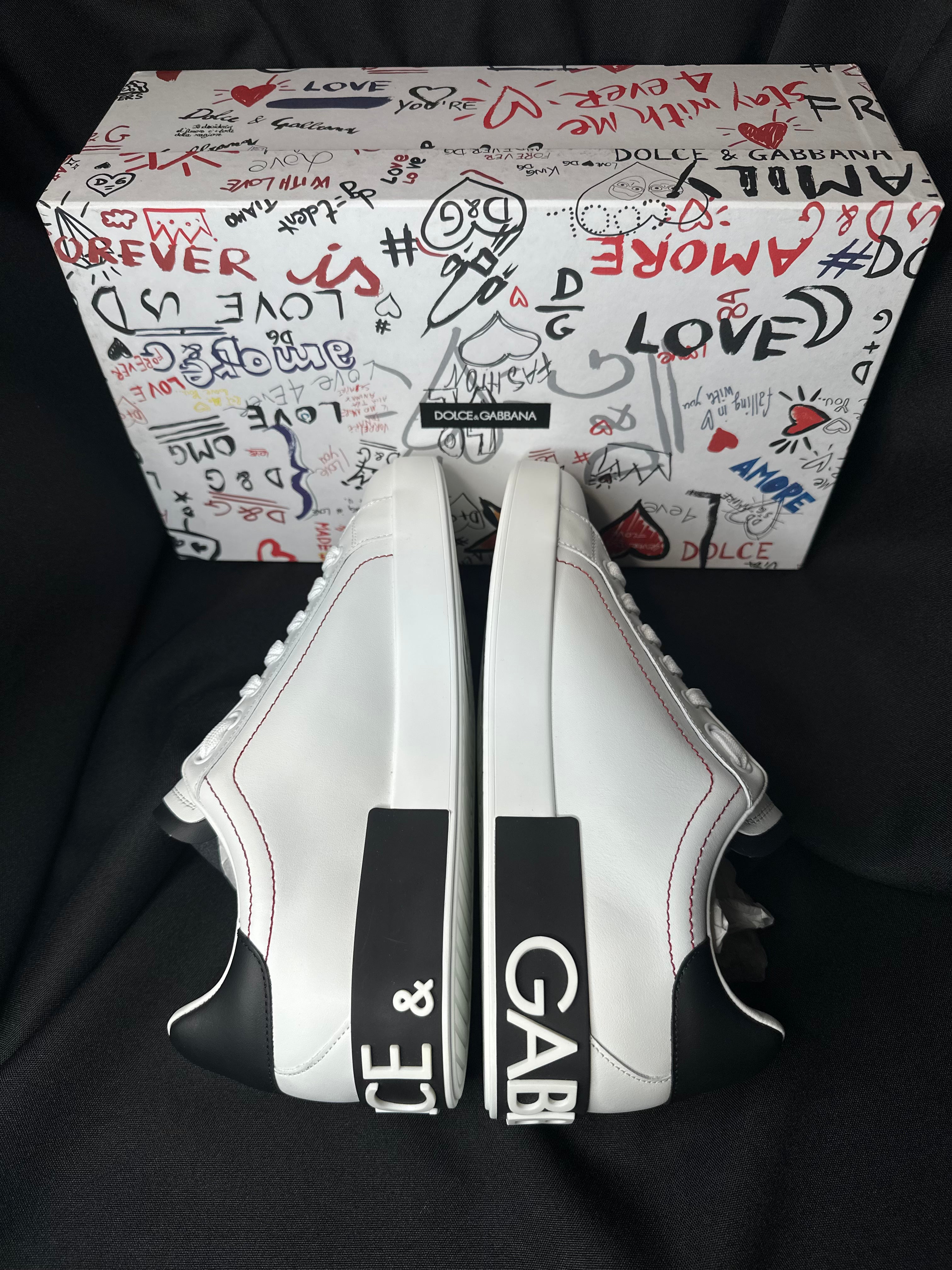 TENIS DOLCE AND GABBANA PORTOFINO BLANCOS