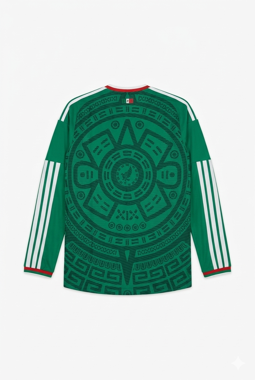 JERSEY SELECCION MEXICANA MANGA LARGA VERSION JUGADOR