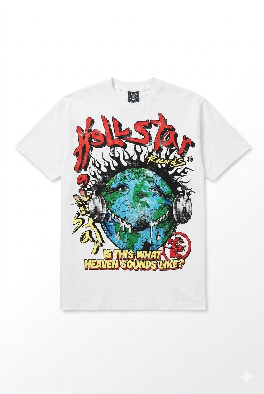 PLAYERA HELLSTAR ESTAMPADA