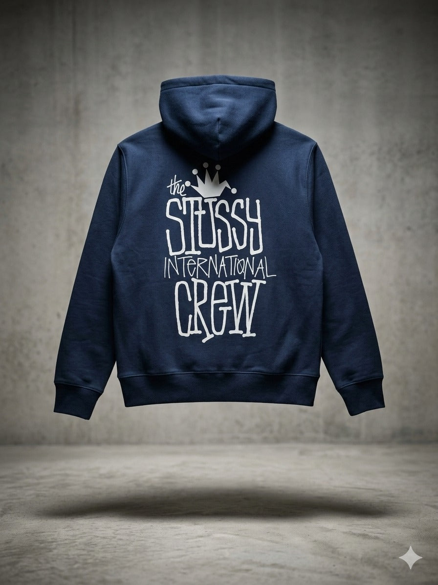 HOODIE STUSSY AZUL