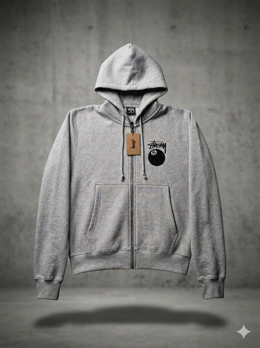 HOODIE STUSSY GRIS