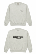 SUDADERA ESSENTIALS GRIS CLARO